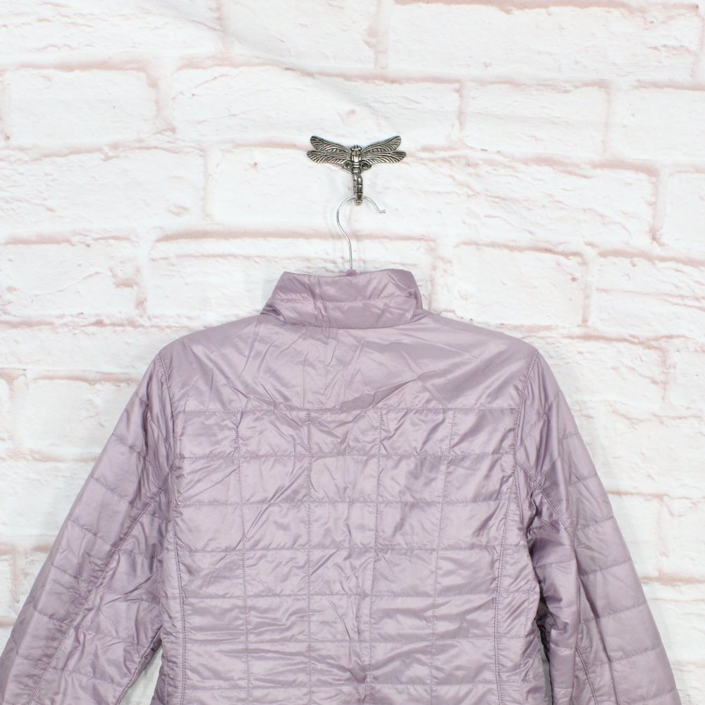 LL Bean Purple Polyester Zip Up Insulated Quilted Jacket Size M - Picture 5 of 9